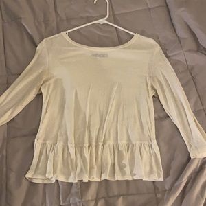 Long Sleeve Ruffle Shirt